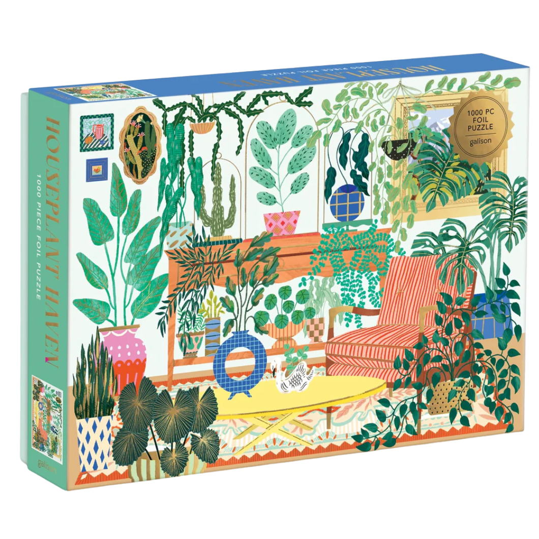 Houseplant Haven 1000 Piece Foil Puzzle