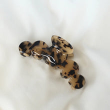 Cellulose Acetate Narrow Cloud Hair Claw Clip - Light Tortoise