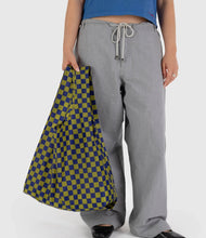 Baggu Bag - Pear Navy Check