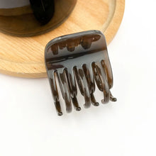 Elfie Double Claw Clip - Grey