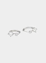 Wynn Huggie Hoop Earrings - Silver