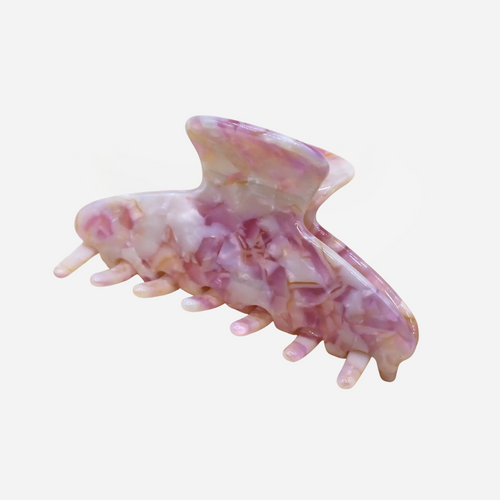 Cellulose Acetate Hair Claw Clip - Lilac Multi