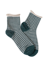 Picnic Mid Crew Socks - Emerald