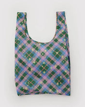 Baggu Bag - Green Star Plaid