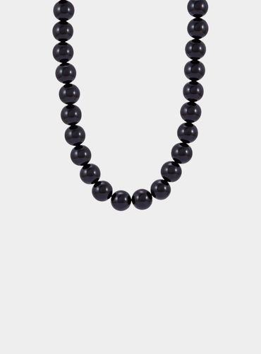 Colette  Necklace - Silver/Black