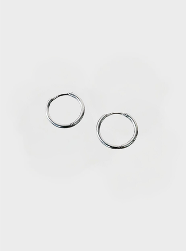 Small Hoops (12mm) - Silver