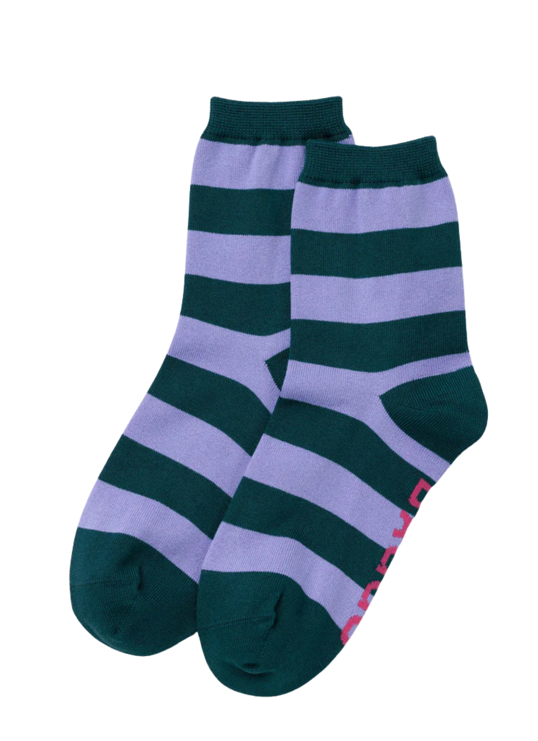 Crew Sock - Malachite Stripe