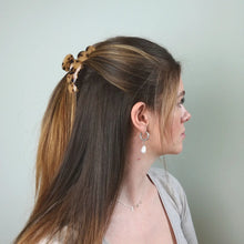 Cellulose Acetate Narrow Cloud Hair Claw Clip - Light Tortoise
