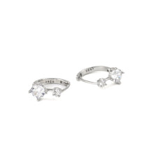 Wynn Huggie Hoop Earrings - Silver