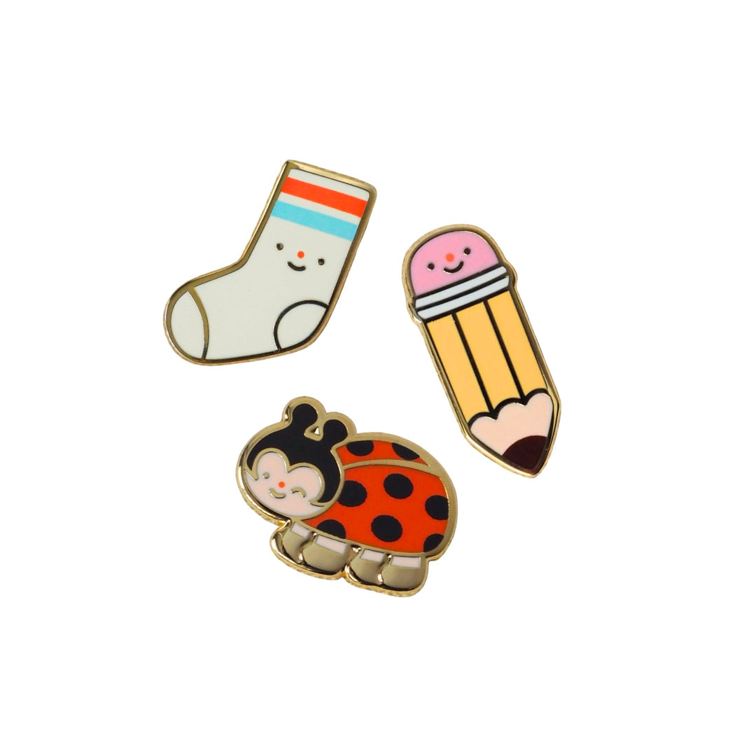 Natamori Enamel Pin (Sold Individually)