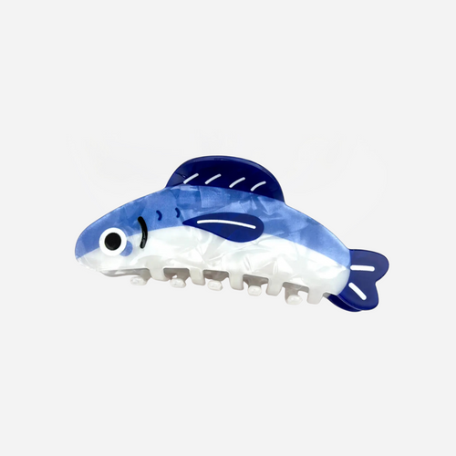 Sardine Fish Hair Claw Clip - Medium