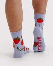 Crew Sock - Strawberry Blossom