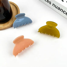 Semi-Circle Hair Clip - Pink