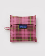 Baggu Bag - Azalea Pink Tartan
