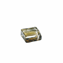 Glass Square Incense Holder - Grey