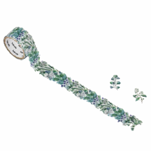 Washi Tape Sticker Roll - Green Bouquet