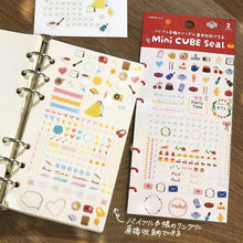 Sticker Sheet - Mini Cube Seal - Drawing
