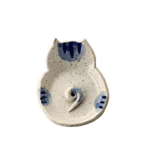 Cat Tail Incense Holder - Blue
