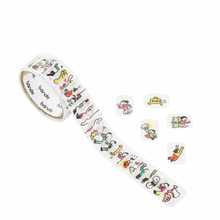 Washi Tape Sticker Roll - People Living in a Notebook - Busy