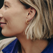 Wilder Twist Hoop Earrings - Gold