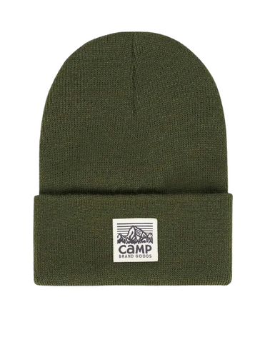 Camp Brand Goods Heritage Logo Toque - Moss