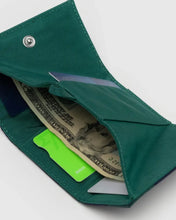 Snap Wallet - Navy Green Check