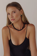 Colette  Necklace - Silver/Black