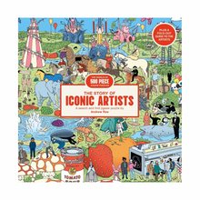The Story of Iconic Artists 500 Piece Puzzle