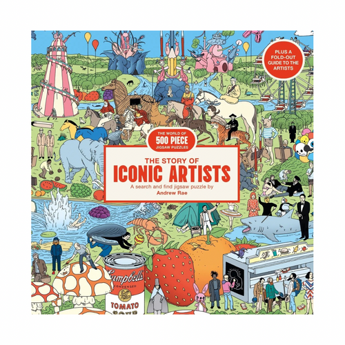 The Story of Iconic Artists 500 Piece Puzzle