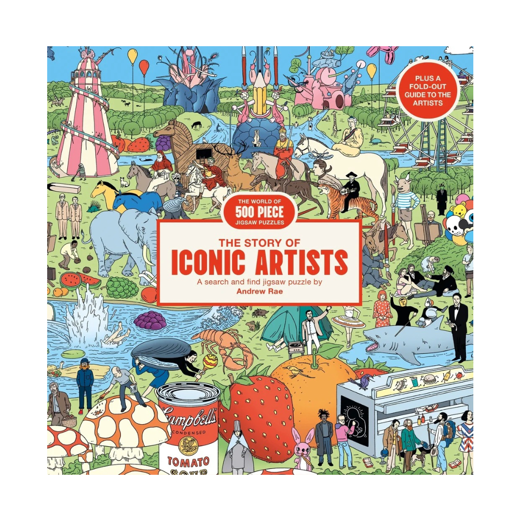 The Story of Iconic Artists 500 Piece Puzzle
