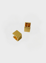 Lexie Square Huggies - Gold