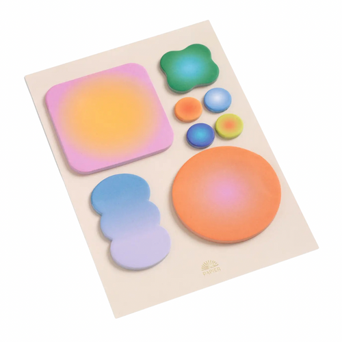 Neon Vibe Sticky Notes - Set of 8