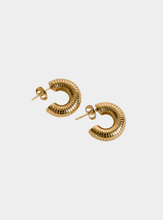 Tansy Hoop Earrings - Gold