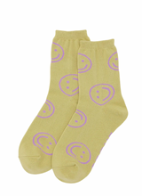 Crew Sock - Straw Happy