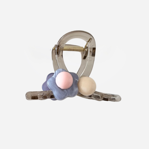 Bella Blossom Claw Clip - Blue