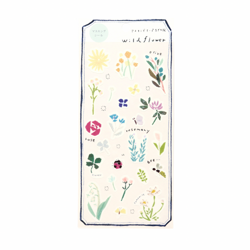 Sticker Sheet - Wild Flower - Miki Tamura
