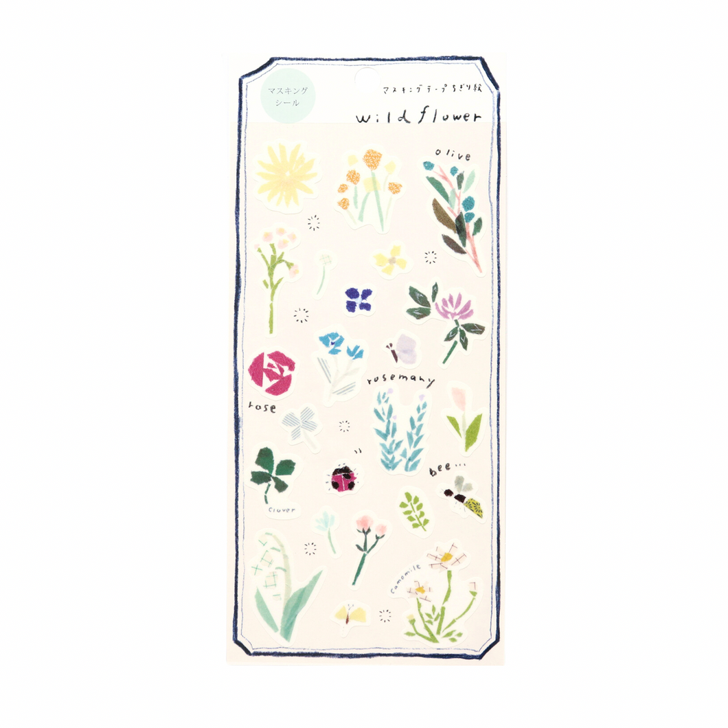 Sticker Sheet - Wild Flower Miki Tamura