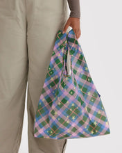Baggu Bag - Green Star Plaid