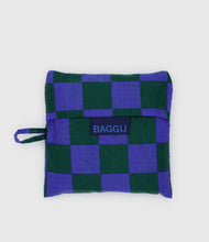 Baggu Bag - Iris Green Check