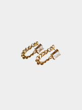 Zuri Chain Drop Earrings - Gold
