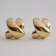 Sutton Cross Earrings - Gold