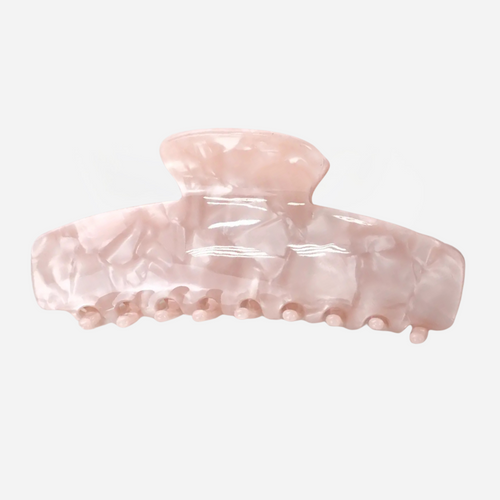 Cellulose Acetate Narrow Hair Claw Clip - Pink Multi