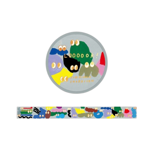 Washi Tape with Foil - LOOOOOK! 20mm