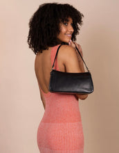 Taylor Mini Leather Shoulder Bag - Black