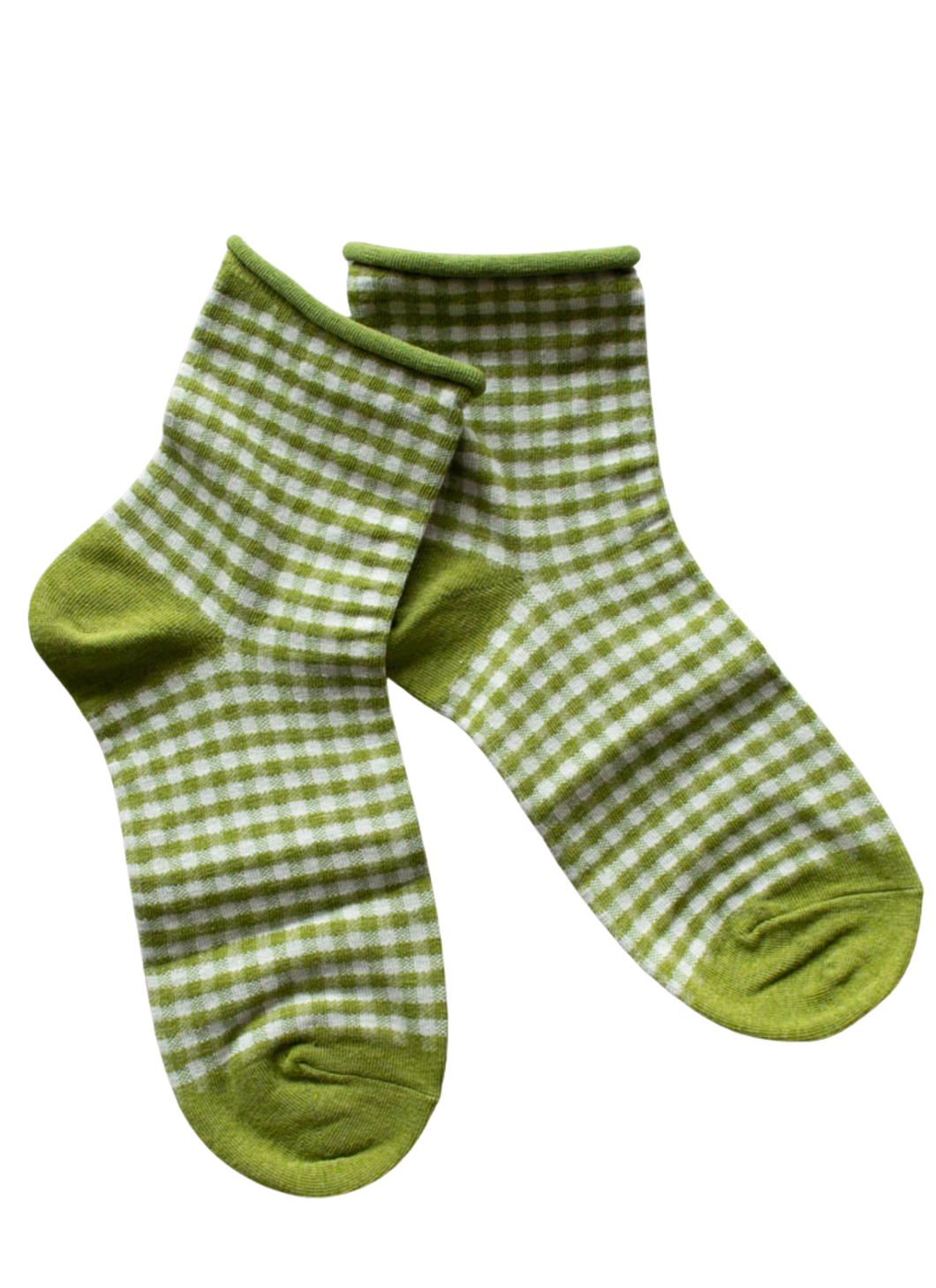 Picnic Mid Crew Socks - Olive
