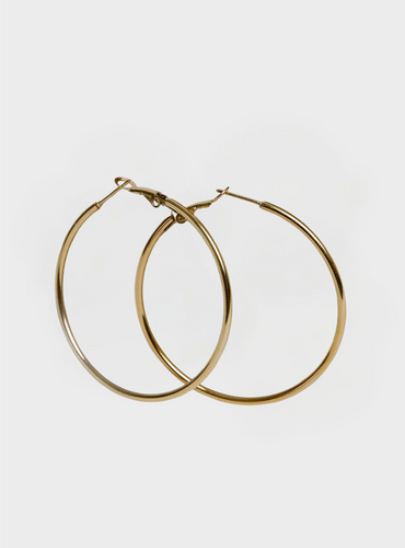 Large Hoops - Gold