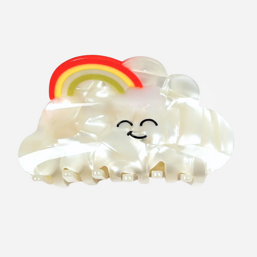 Rainbow Cloud Claw Hair Clip