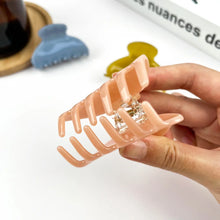 Semi-Circle Hair Clip - Pink