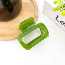 Small Square Hair Claw Clip - Assorted Colours