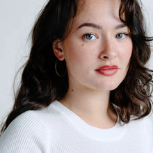 Wire Hoop Earrings (Small or Large) - Gold